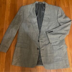 Men's Gray Blazer 35w